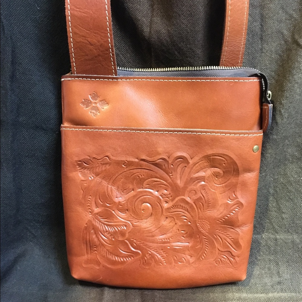 Patricia Nash Tooled Stipes Sling